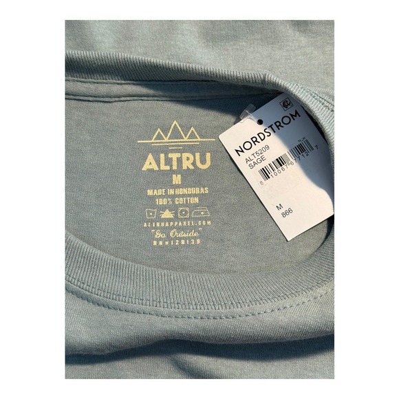 Altru Green Tee with Red Mushroom Design - Picture 4 of 5